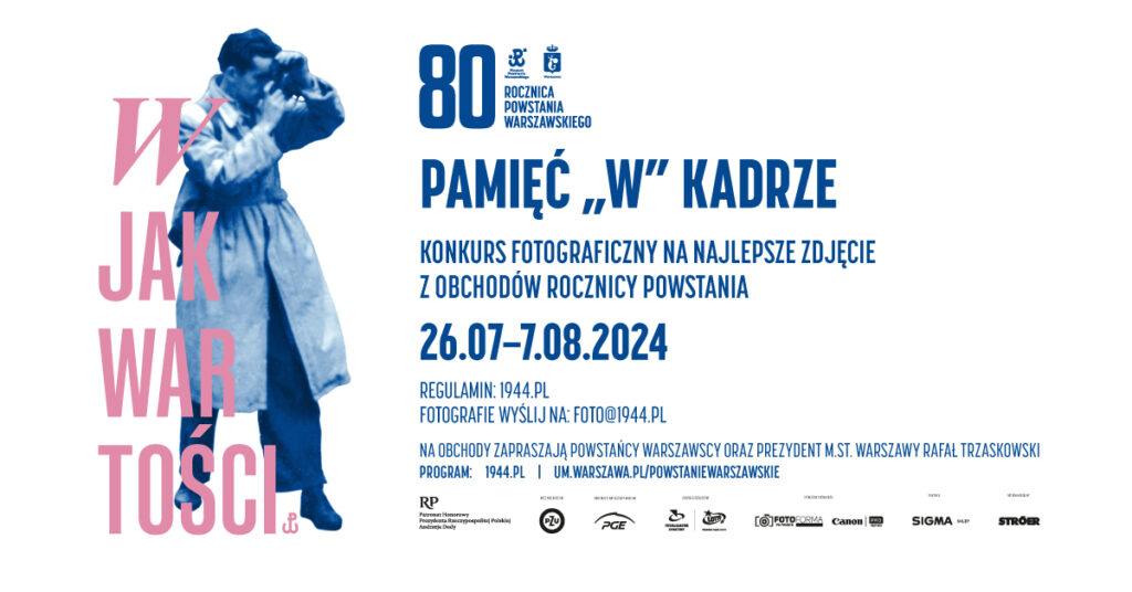 Konkurs fotograficzny z okazji 80 rocznicy powstania warszawskiego kat