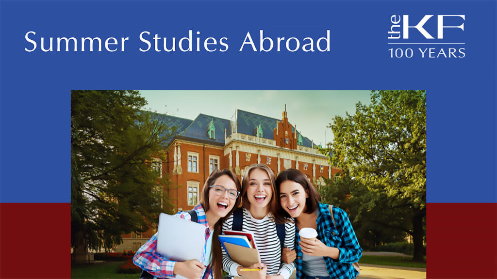 Kosciuszko foundation summer studies abroad applications are open kat