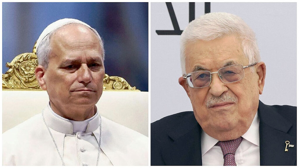 Leon xiv rozmawial z mahmudem abbasem kat