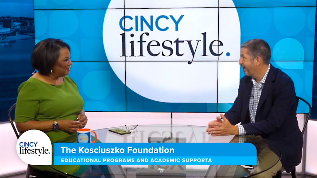 Marek skulimowski highlights 100 years of the kosciuszko foundation on wcpo tv kat