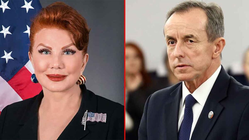 Marszalek senatu rozmawial telefonicznie z ambasador usa georgette mosbacher kat