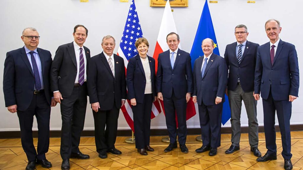 Marszalek senatu rp spotkal sie z amerykanskimi senatorami kat