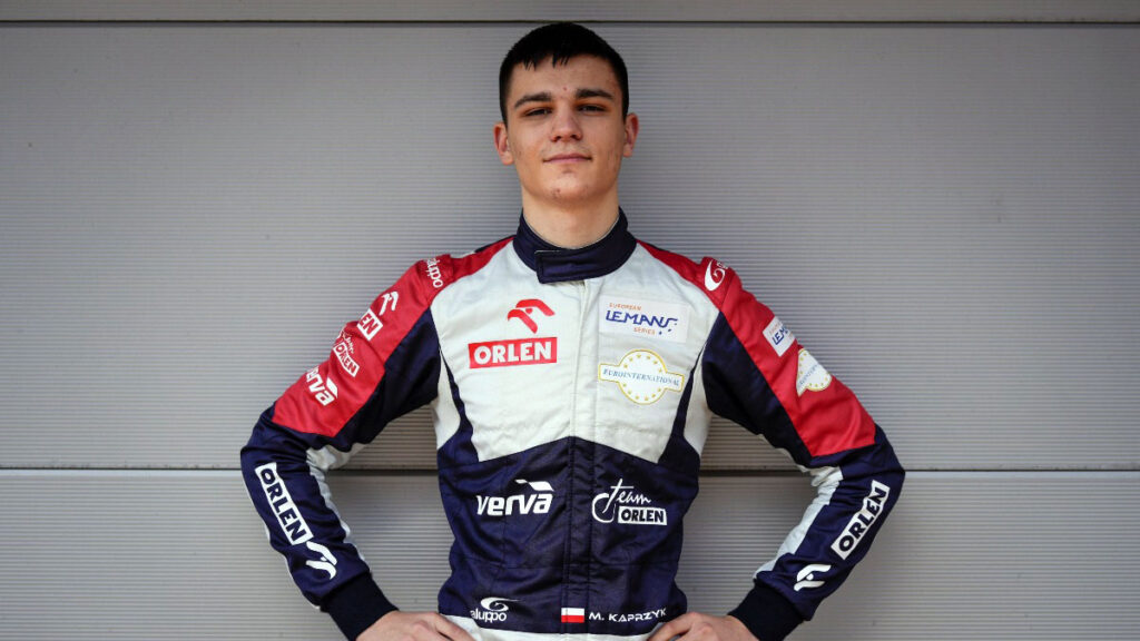 Mateusz kaprzyk w pelnym cyklu european le mans series kat