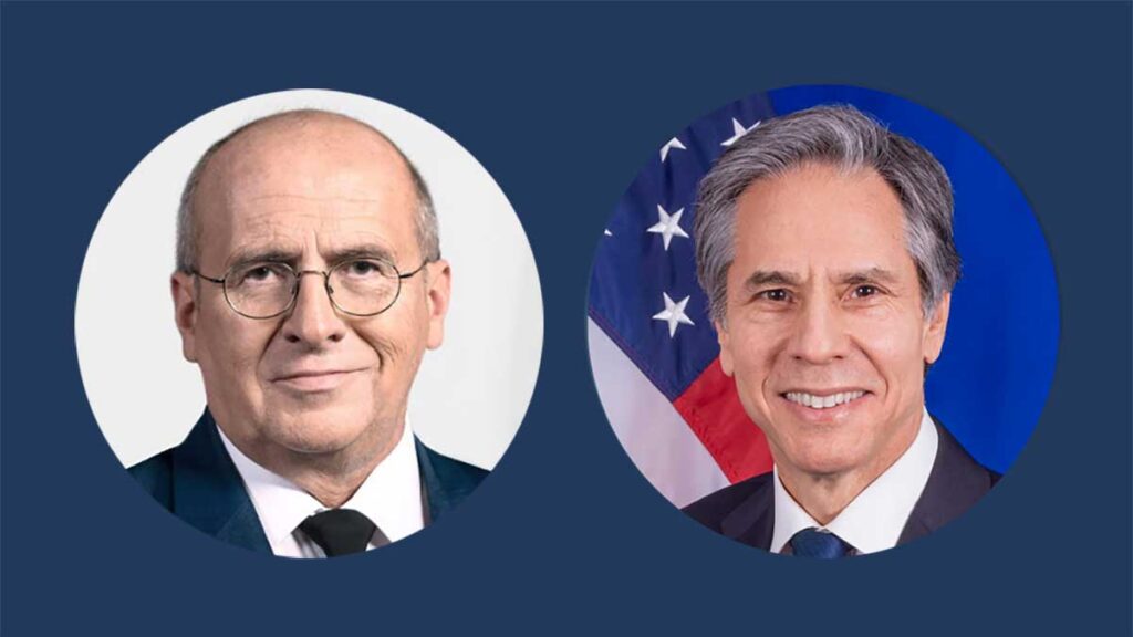 Minister rau rozmawial z sekretarzem stanu usa blinkenem o sytuacji bezpieczenstwa wokol ukrainy kat