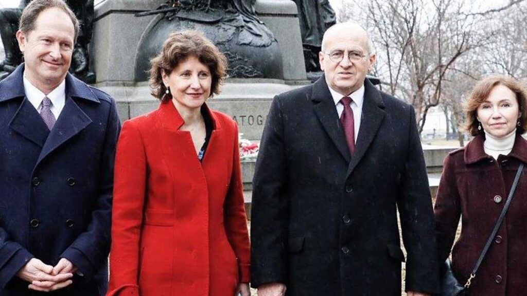 Minister spraw zagranicznych zbigniew rau z wizyta w usa kat