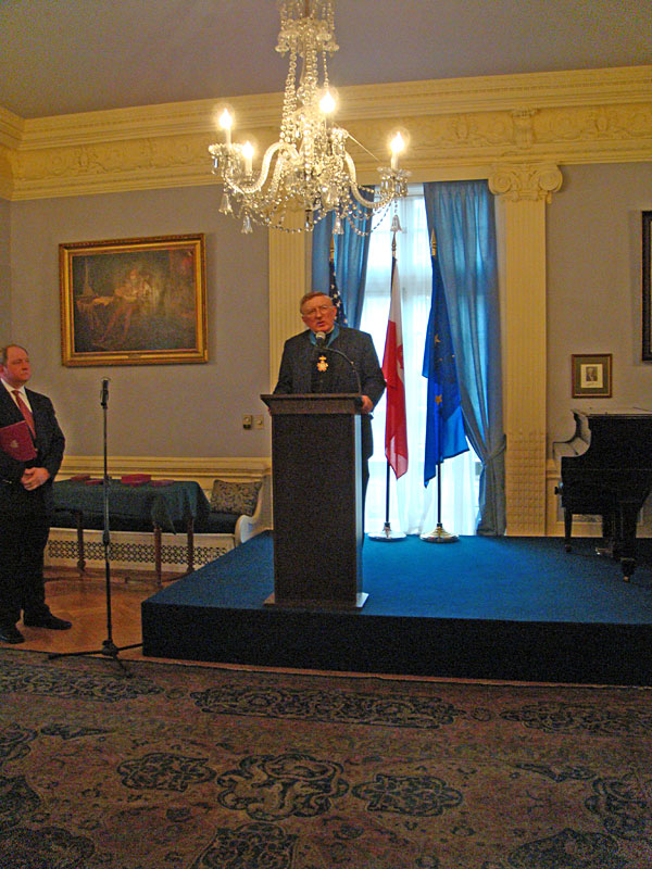 Msgr antoni czarnecki presented with the commander cross of the order of merit of the republic of poland kat 20