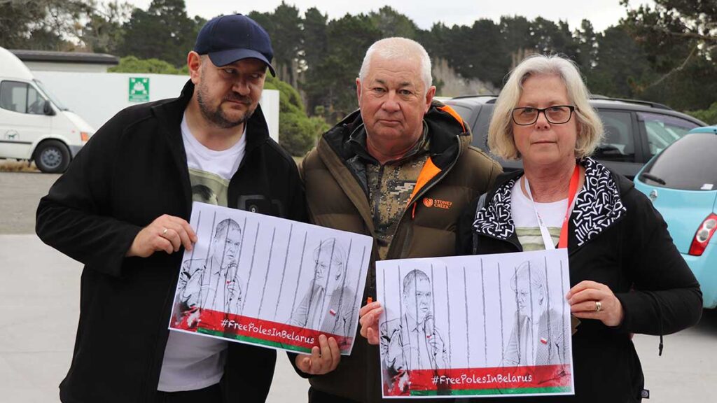 Najbardziej oddalona od polski akcja solidarnosciowa z polakami bezpodstawnie wiezionymi na bialorusi kat