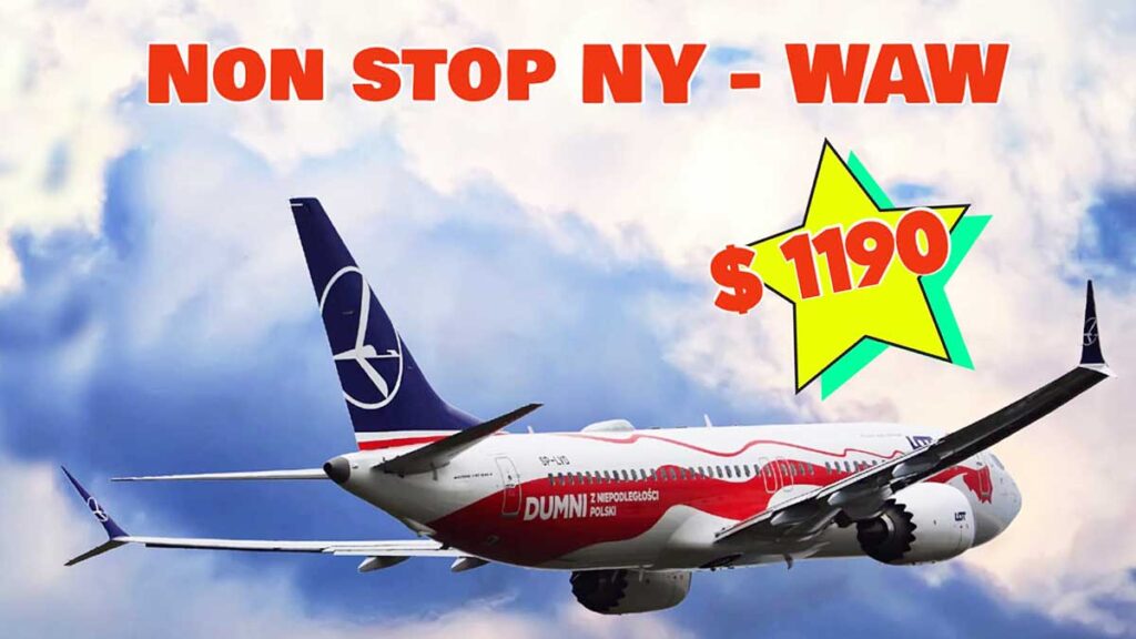 Najtansze bilety lotnicze z nowego jorku do warszawy w sierpniu i na poczatku wrzesnia kat