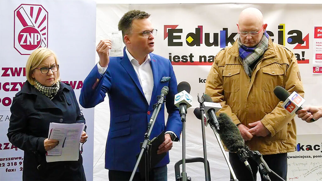 Nauczyciel powinien byc dla panstwa oczkiem w glowie kat