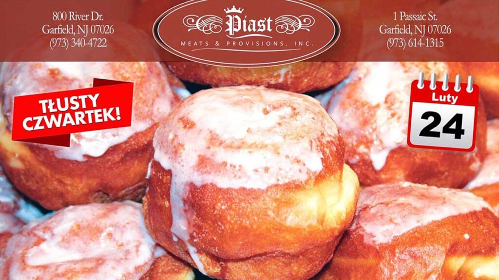 Nj specials for tlusty czwartek fat thursday on february 24 from piast kat
