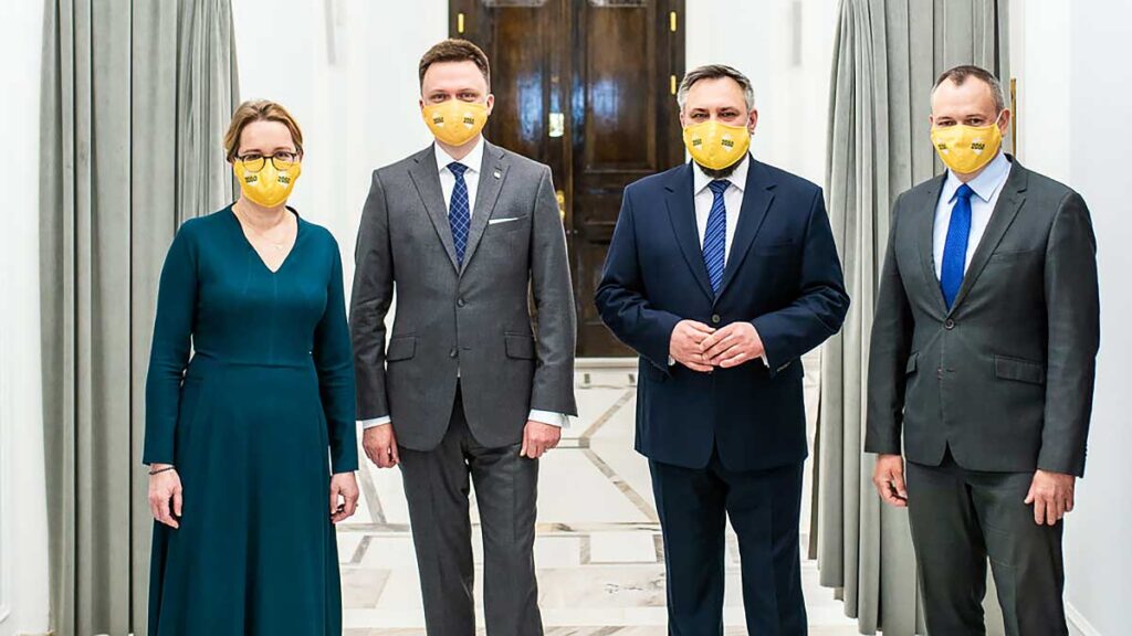 Nowi przedstawiciele polski 2050 szymona holowni m suchon g nowosielski w brociek kat