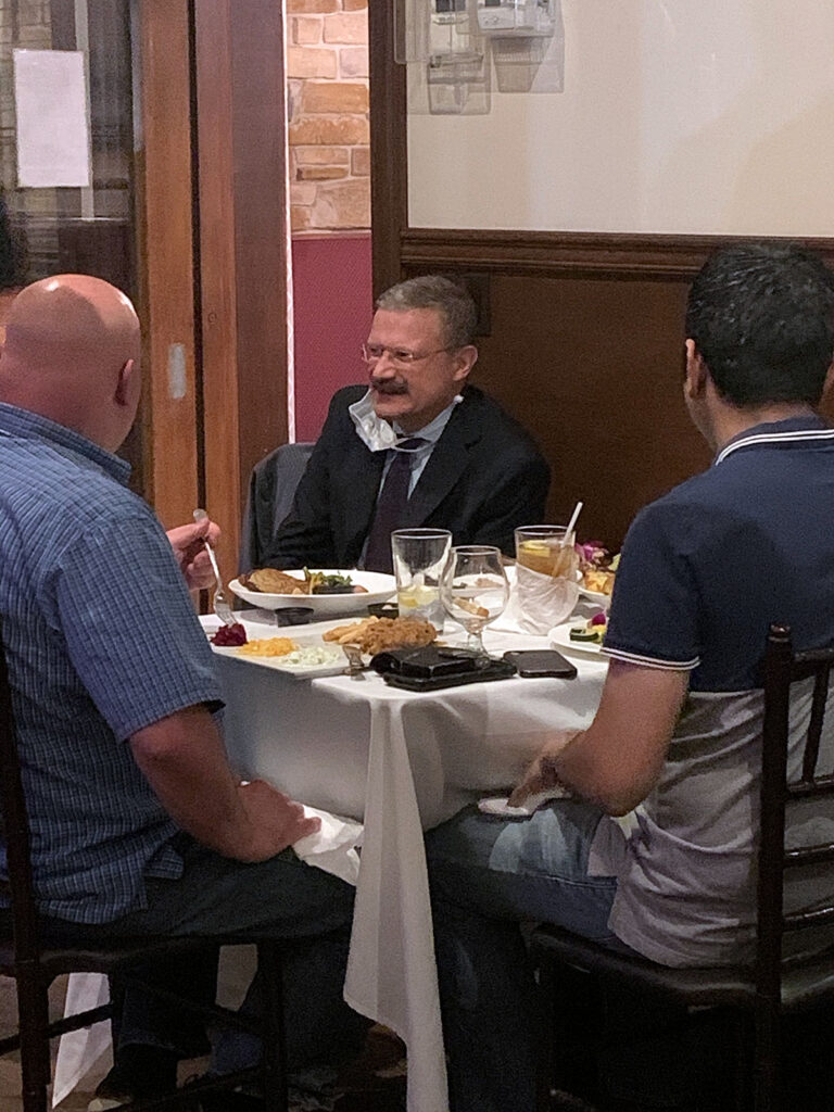 Numbers tripled at another huge outdoor legal dinner seminar event hosted by allied neurology interventional pain practice pc kat 54