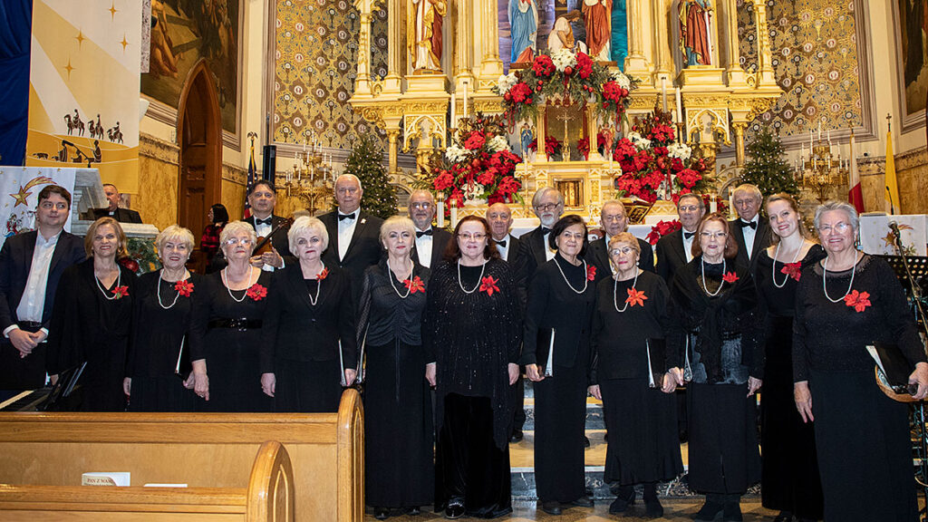 Oplatek i 25 lat choru angelus w polskim domu narodowym kat