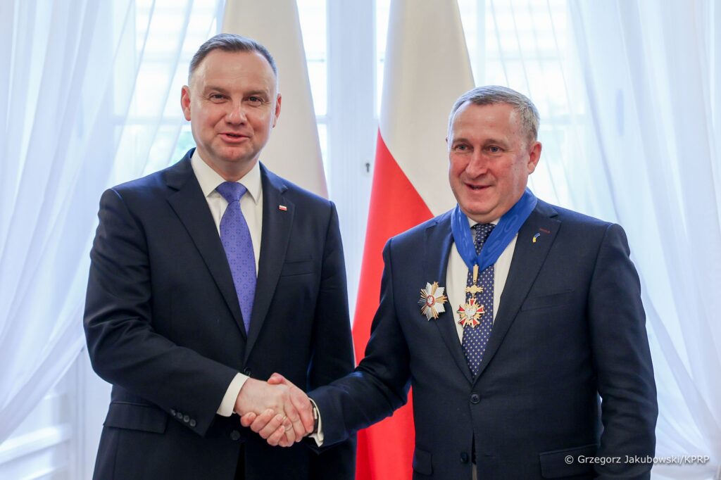 Order zaslugi rp dla ambasadora ukrainy andrija deszczycy kat