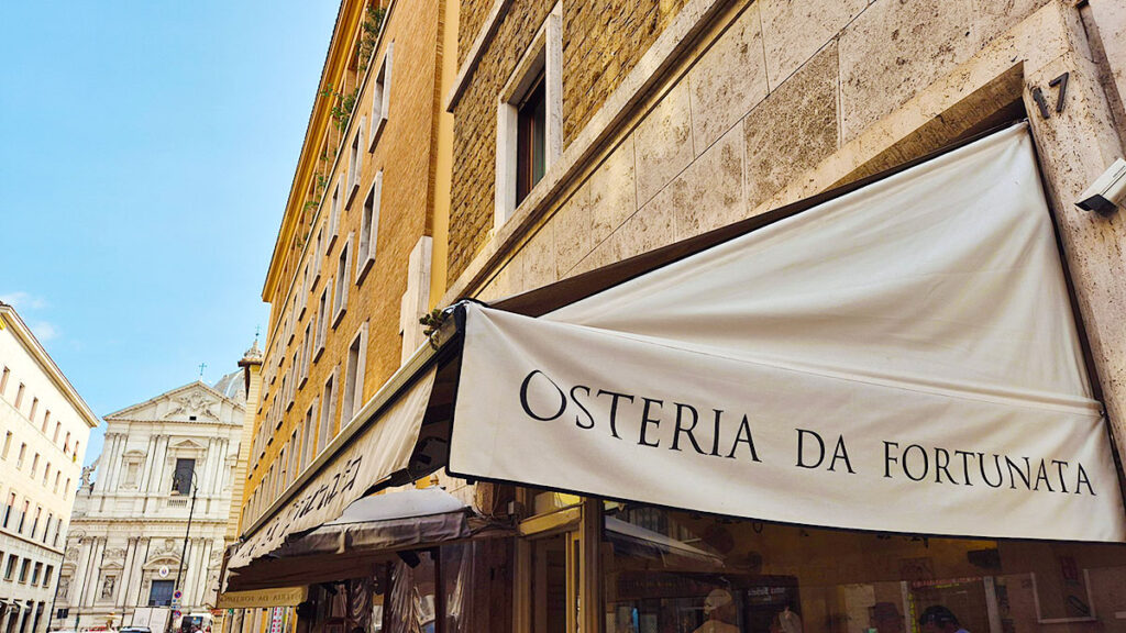 Osteria da fortunata konieczny kulinarny przystanek w poblizu piazza navona kat