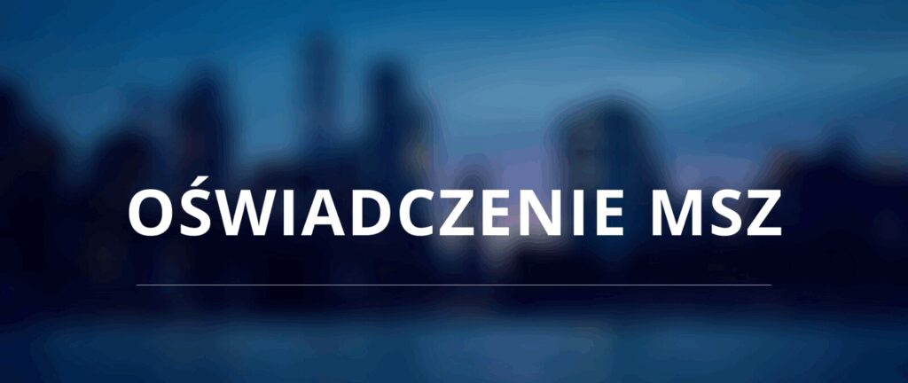 Oswiadczenie msz w sprawie wydalenia polskiego urzednika konsularnego przez wladze bialorusi kat