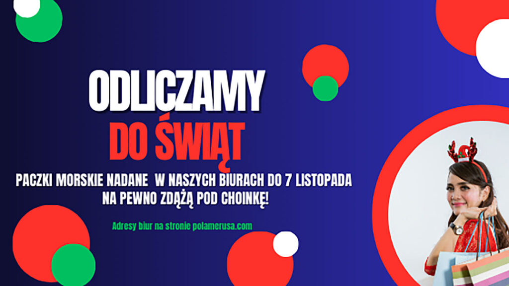 Paczki morskie z usa do polski na boze narodzenie wyslij przez polamer kat