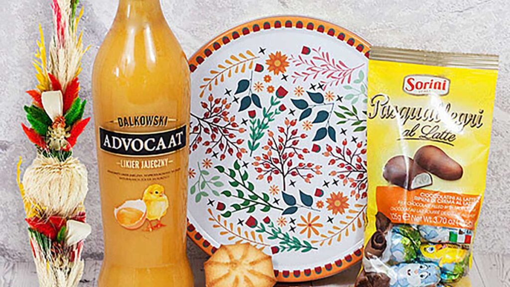 Palma wielkanocna z lakociami do polski z poczty kwiatowej kat