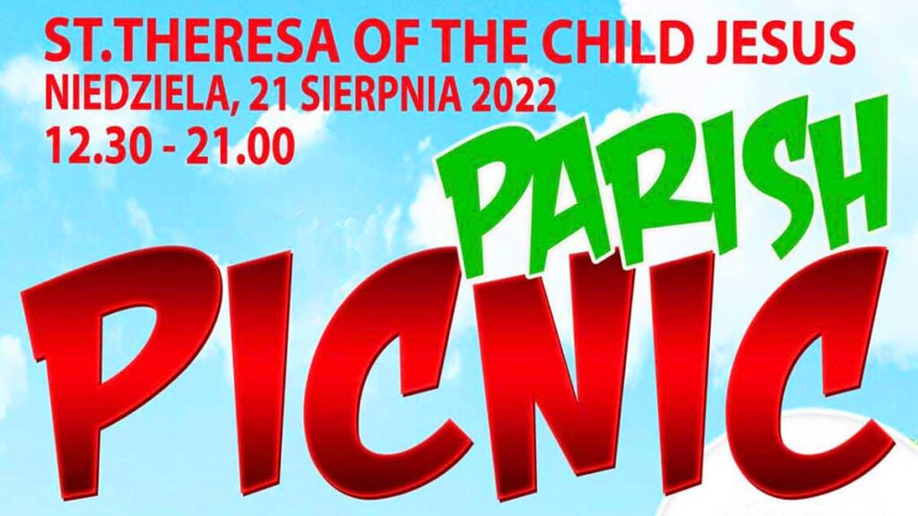 Piknik parafialny w clark the parish of st theresa of the child jesus zaprasza kat