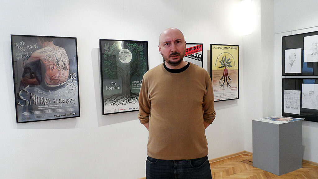 Plakat w radomiu dziennik polonijny na wystawie karola lukasiewicza kat