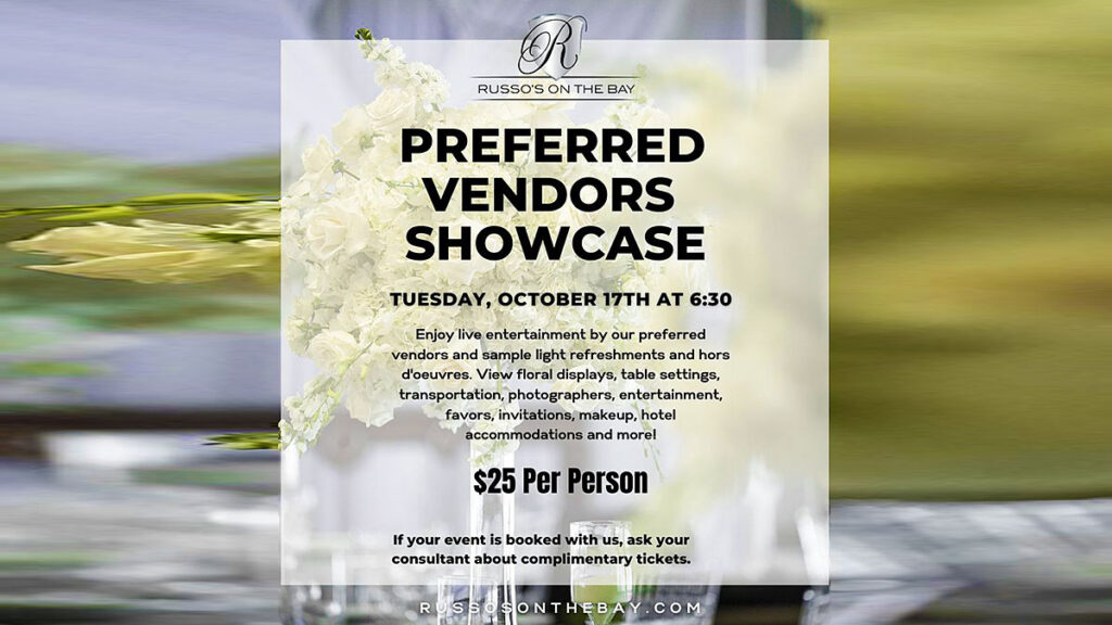 Planning your big event in new york fall 2023 bridal vendor showcase at russo on the bay kat
