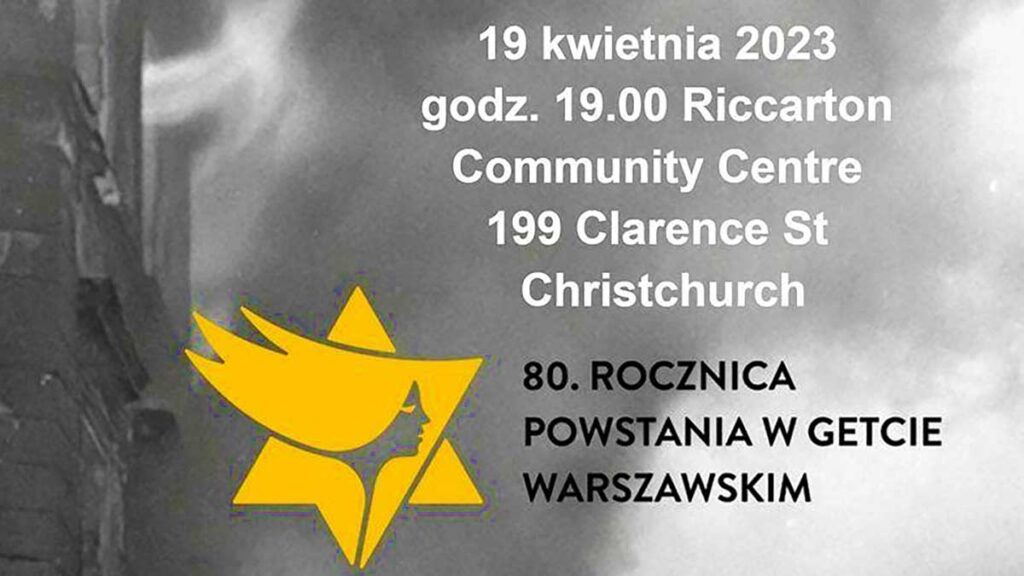 Polonia w nowej zelandii uczcila 80 rocznice wybuchu powstania w getcie warszawskim kat