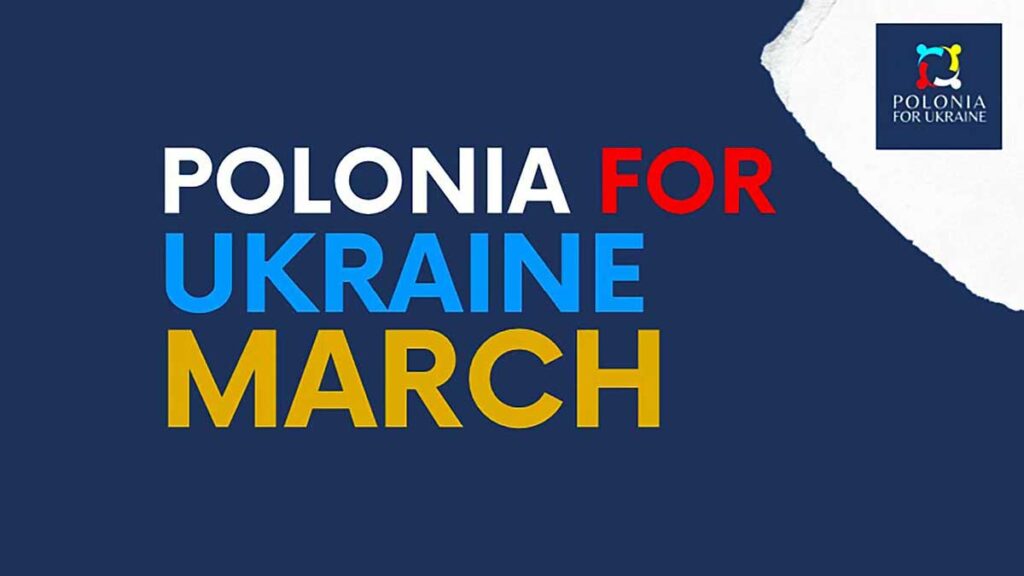 Polonia4ukraine marsz poparcia polonii dla ukrainy washington square park nowy jork kat
