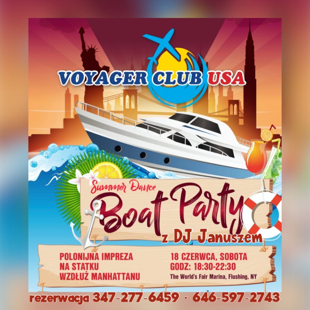 Polonijna impreza na statku wzdluz manhattanu summer dance boat party in new york kat