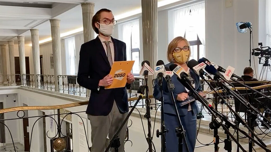 Polska 2050 wzywa rzad do debaty nad krajowym planem odbudowy kat