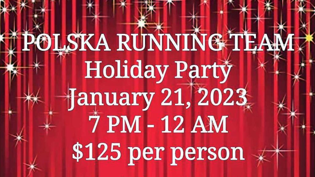 Polska running team holiday party in new york kat