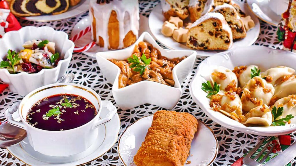 Polskie potrawy na wigilie w usa i dania na boze narodzenie zamow w piast meats provisions kat