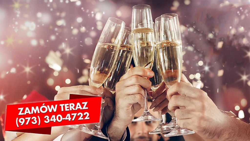 Powitaj nowy rok przy stole zastawionym wysokiej jakosci polskimi potrawami z piast meat w nj kat