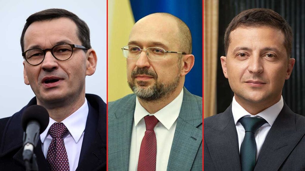 Premier mateusz morawiecki w kijowie kat