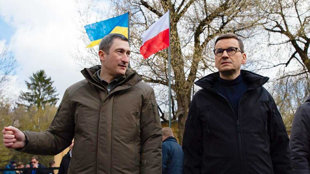 Premier mateusz morawiecki z wizyta we lwowie kat