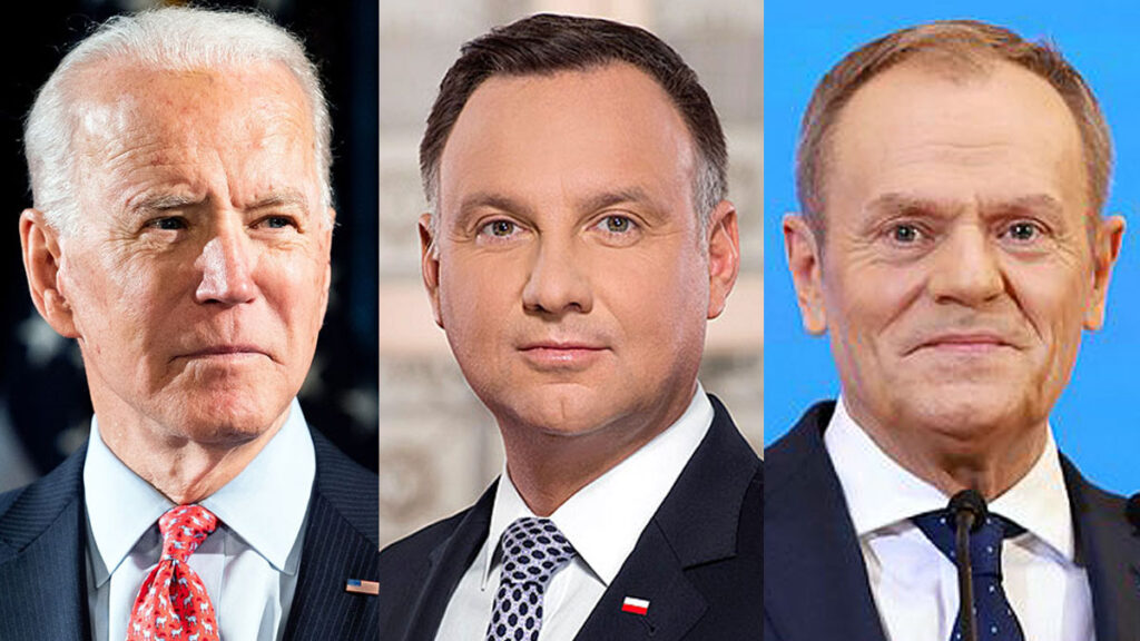 President duda and prime minister tusk of poland will visit the white house kat