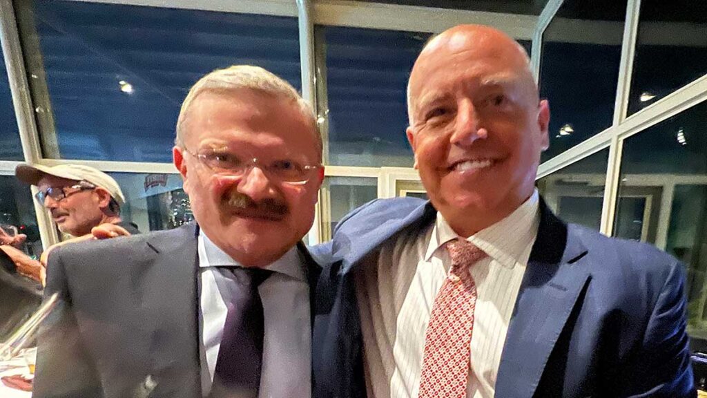 President of njaj james lynch esq was a speaker at august 2022 networking dinner kat