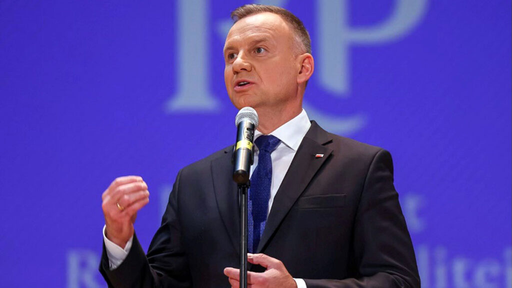 Prezydent andrzej duda na paradzie pulaskiego w nowym jorku kat