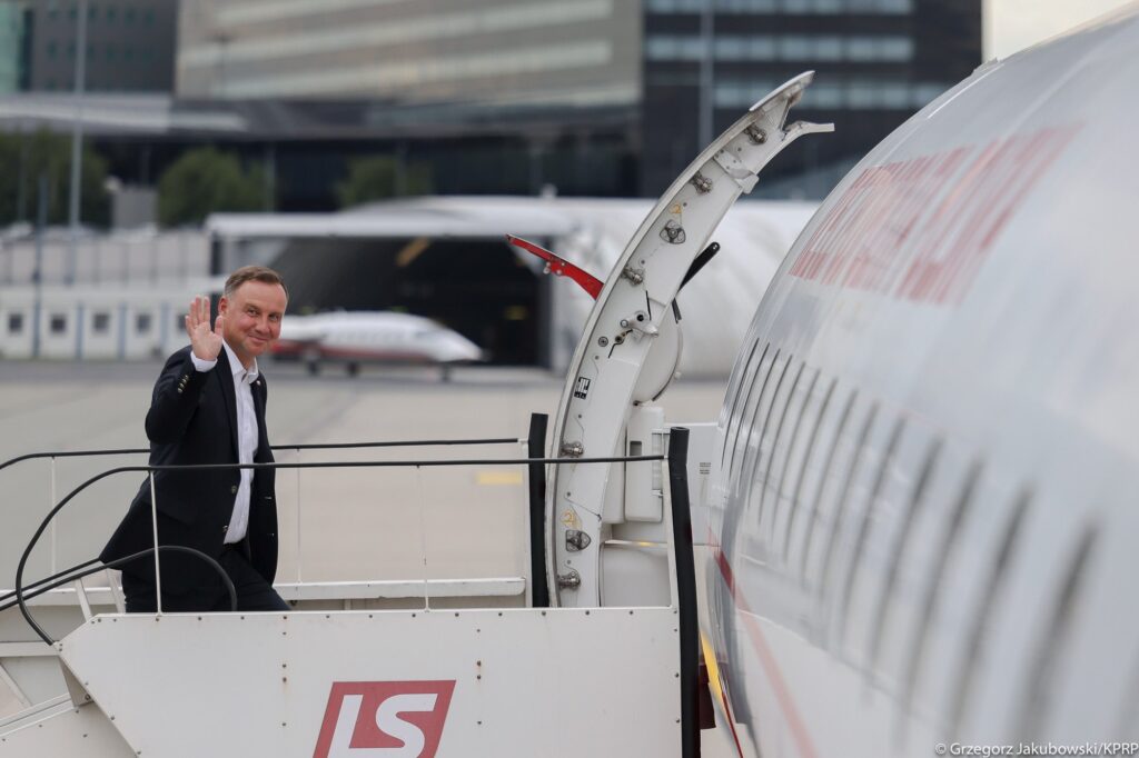 Prezydent andrzej duda z malzonka w watykanie i rzymie kat