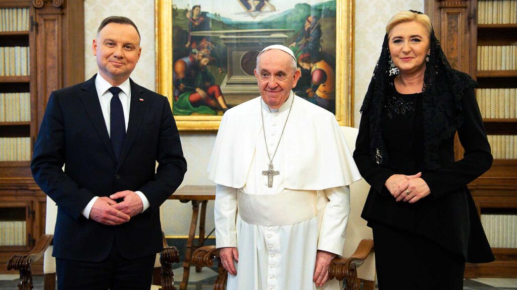 Prezydent duda w czasie audiencji zaprosil papieza franciszka do polski kat