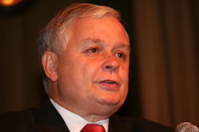 Prezydent polski lech kaczynski w nowym jorku 09 23 2007 kat 15