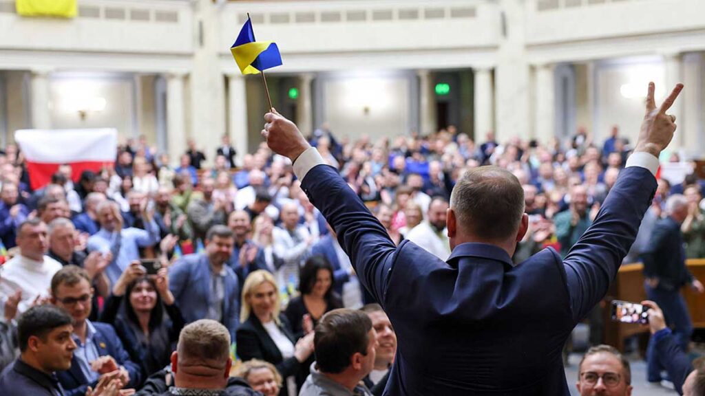 Prezydent rp andrzej duda w kijowie wystapil przed rada najwyzsza ukrainy kat