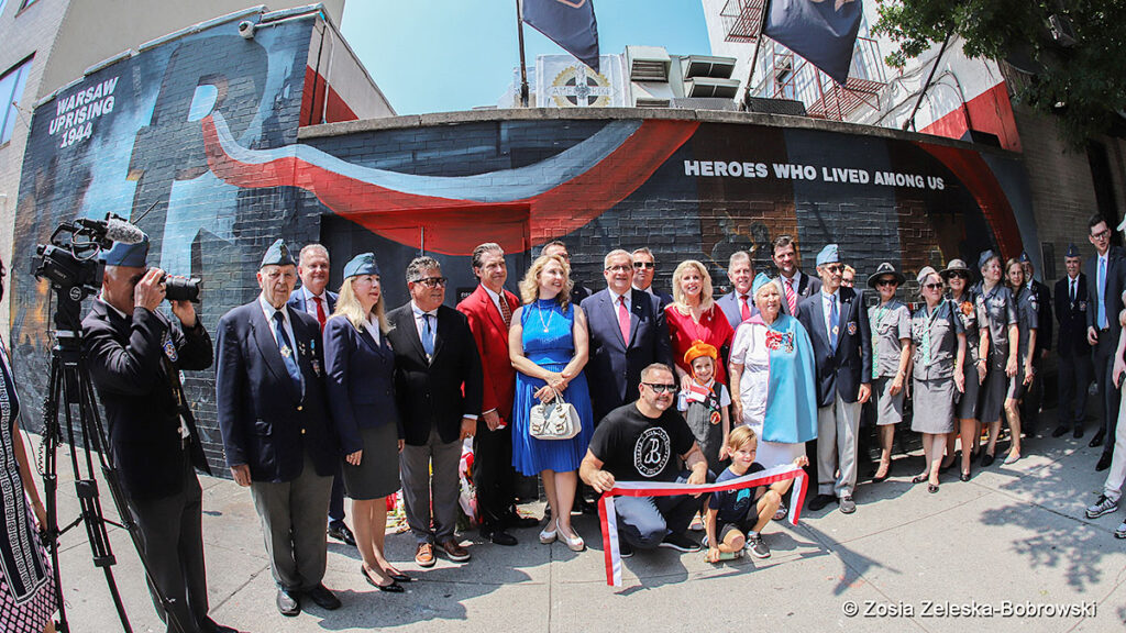 Re dedykacja nowego muralu powstanczego przed polskim domem narodowym w nowym jorku czesc ii kat