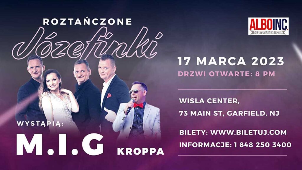 Roztanczone jozefinki z m i g kroppa w garfield kat