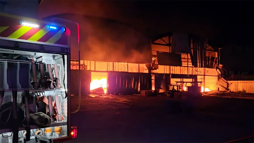 Russian drones destroyed a caritas warehouse in lviv kat