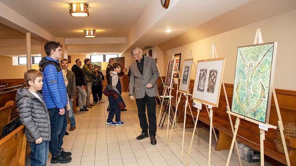 Sakralna wystawa na greenpoincie kat