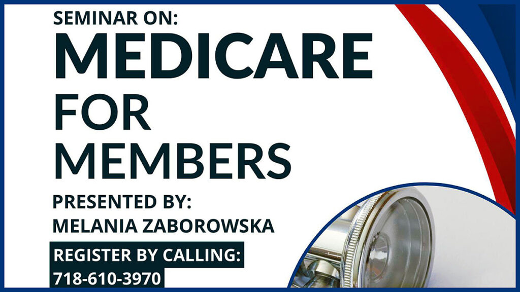 Seminar on medicare for members at psfcu in new york kat