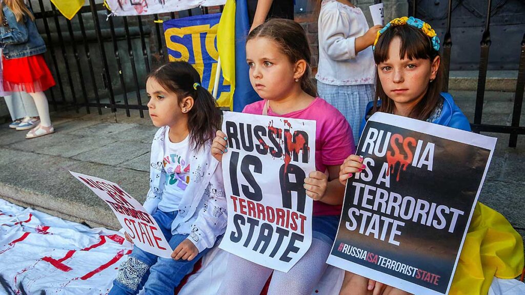 Senat potepia nielegalna deportacja ukrainskich dzieci do rosji kat