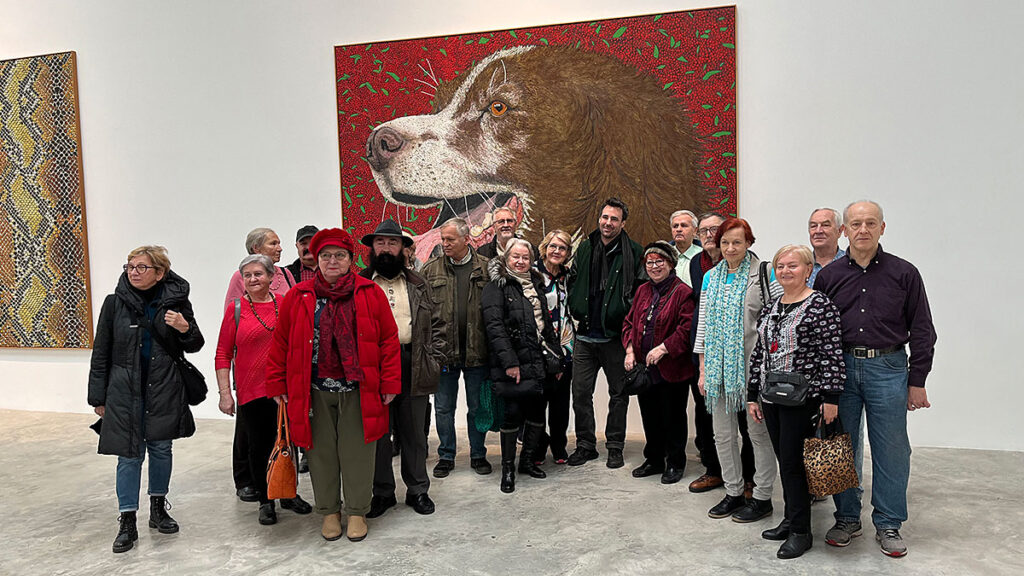 Seniorzy z krakusa w galerii faurschou kat