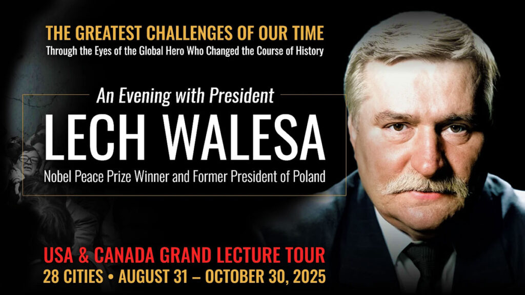 Spotkania z lechem walesa w usa i kanadzie od 31 sierpnia wieczor z ikona wolnosci w ny pa ca tx co ma az kat