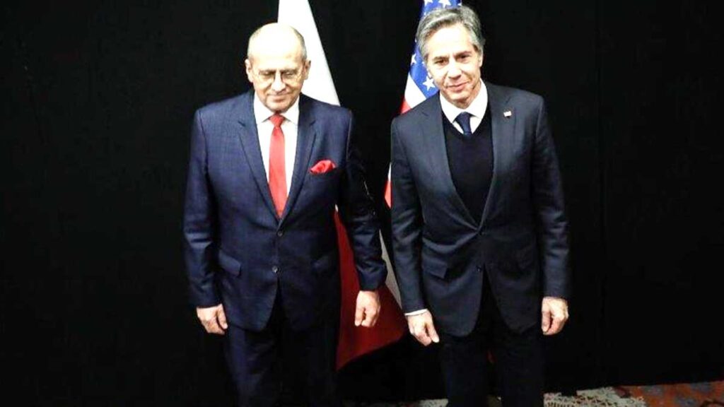Spotkanie ministra spraw zagranicznych z sekretarzem stanu usa anthonym blinkenem kat